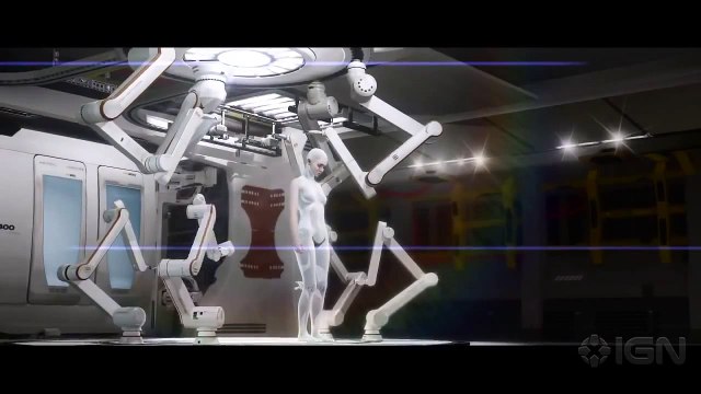 Beautiful Humanoid Robot With Artificial Intelligence 3D Animation