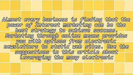 Internet Marketing Advice To Help You Destroy Your Competition