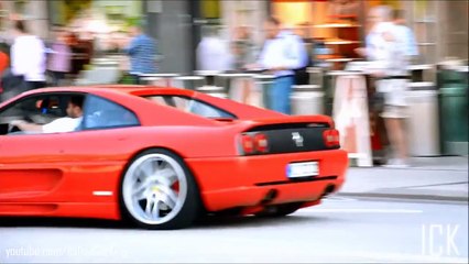 Supercars in Hamburg (2) - Italian VS. German Supercars - Awesome Sounds and Accelerations