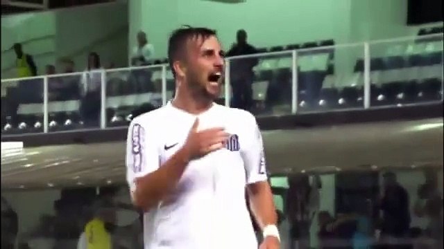 Santos 3 x 0 São Paulo - GOLS - Brasileirão 2015 - 09/09/2015