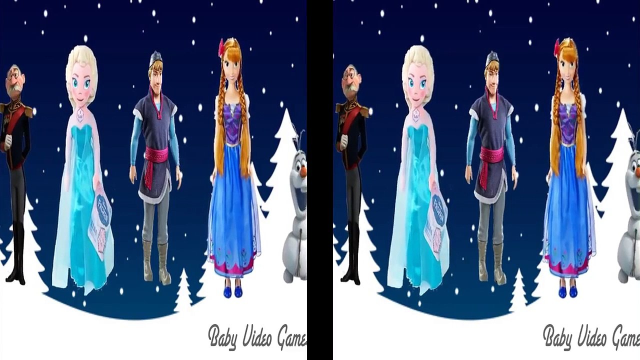 Frozen Olaf Anna Elsa Cartoon for Children | Baby Music | Education Song | Fan Made