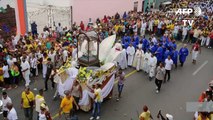 Cubans march on procession for patron saint ahead of pope visit