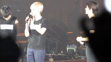 20150817 Sehun funny reaction