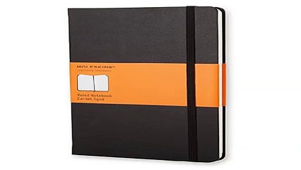 Moleskine Classic Notebook Large Ruled Black Hard Cover 5 x 8.25 Classic Notebooks