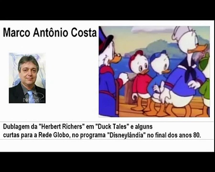 As Vozes do Pato Donald (Distinguindo cada Dublador)
