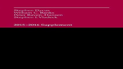 National Security Law and Counterterrorism Law 2015-2016 Supplement