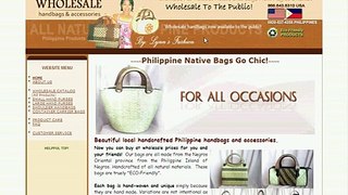 wholesale handcrafted philippine handbags
