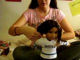 How to do cute hairstyles on American Girl Doll Chrissa (Part 2 of 3)