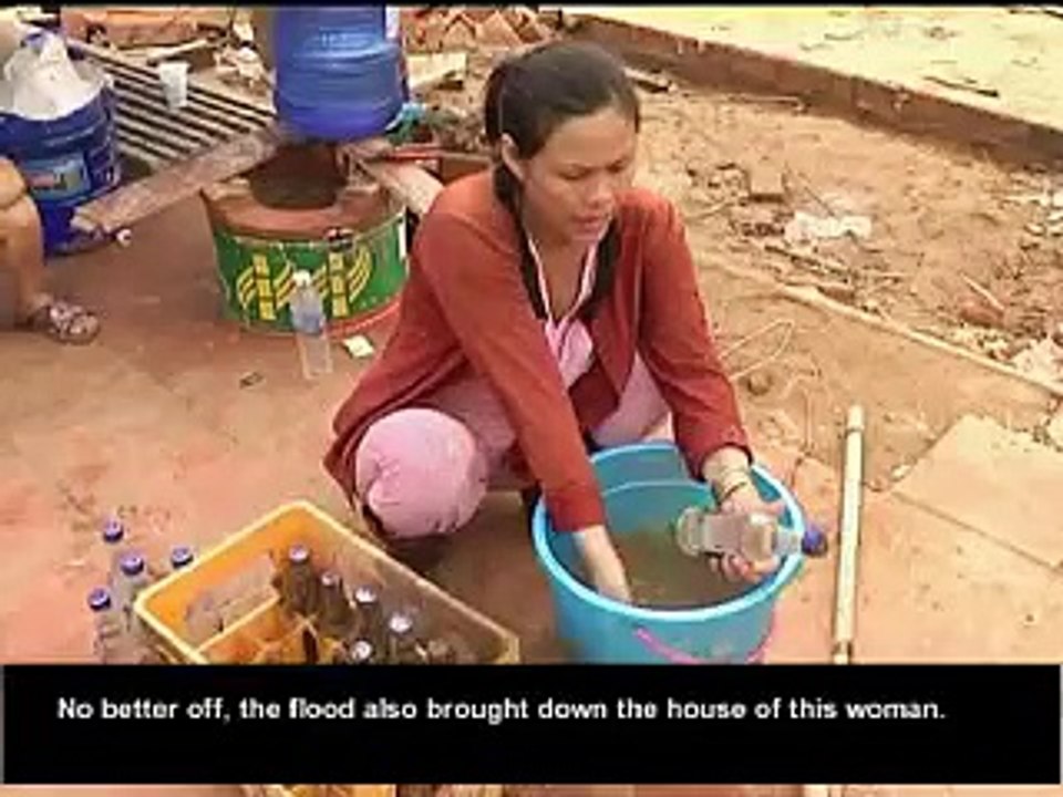 Ketsana aftermath in Kon Tum province, Vietnam