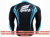 Fixgear Men Cycle wear Skyblue Long sleeve cycling jersey bike clothes Top L