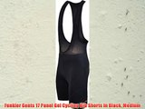 Funkier Gents 17 Panel Gel Cycling Bib Shorts in Black Medium