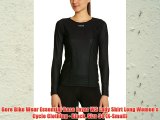 Gore Bike Wear Essential Base Layer WS Lady Shirt Long Women's Cycle Clothing - Black Size