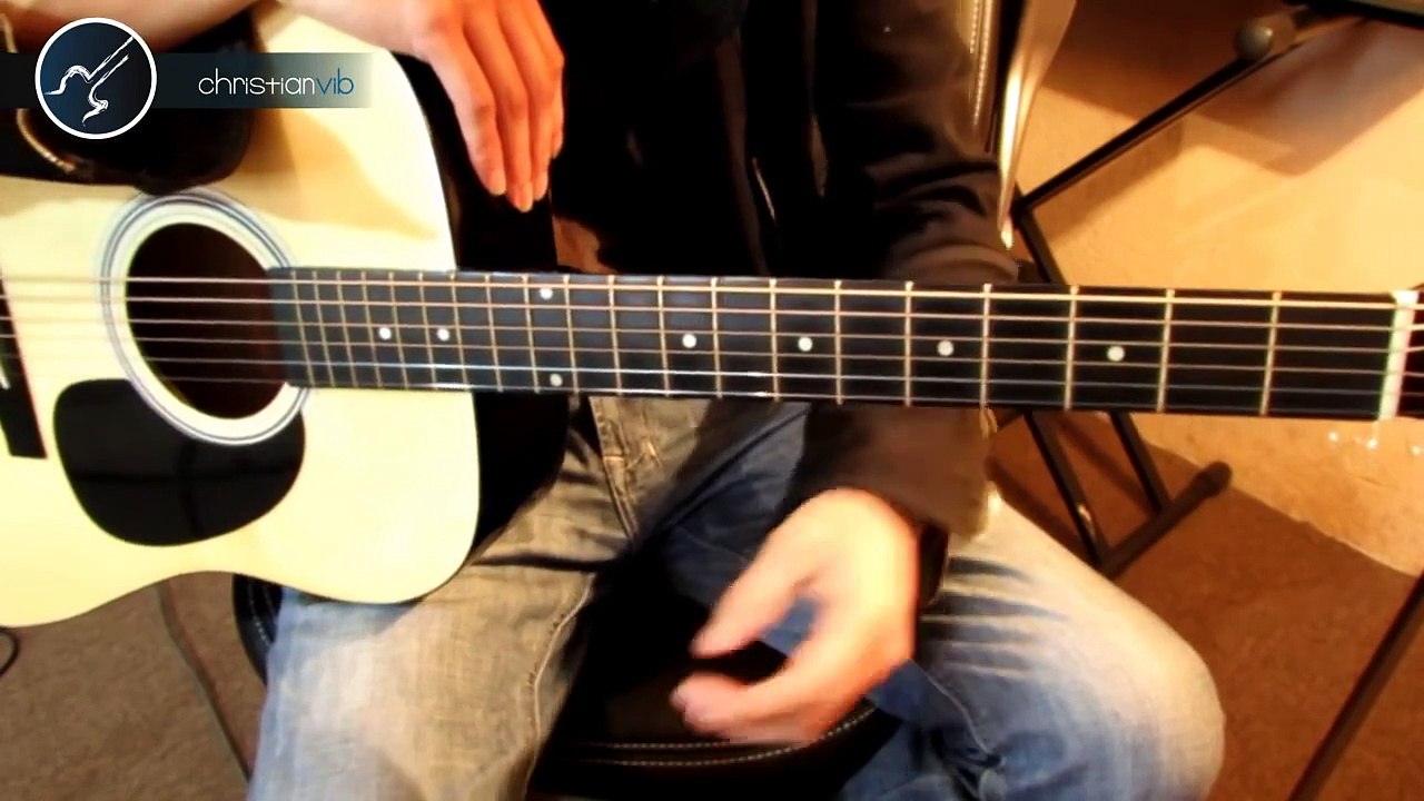 Cómo tocar "In the End" de Linkin Park en Guitarra Acústica (HD) Tutorial - Christianvib
