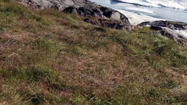 Un Iceberg géant se brise en mer - Groenland - Ilulissat