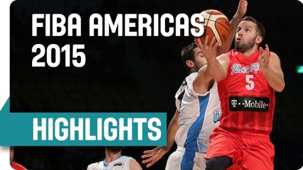 Uruguay v Puerto Rico - Game Highlights - Second Round - 2015 FIBA Americas Championship