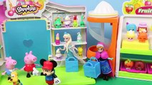 Shopkins Mickey Mouse Clubhouse Peppa Pig Disney Frozen Elsa Anna Minnie Open Surprise Toys Review