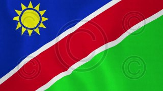 Loopable: Flag of Namibia - Royalty-Free Stock Footage