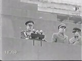Парад Победы 1945 г. Конец выступления Г. Жукова и гимн СССР