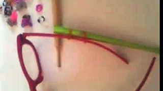 كيفية عمل تلبيسه للنظارة من المطاط|loom bands