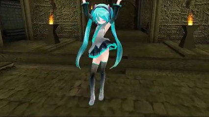 【MMD】遺跡で月と太陽のめぐりをあぴミクが踊る【ステージ配布】