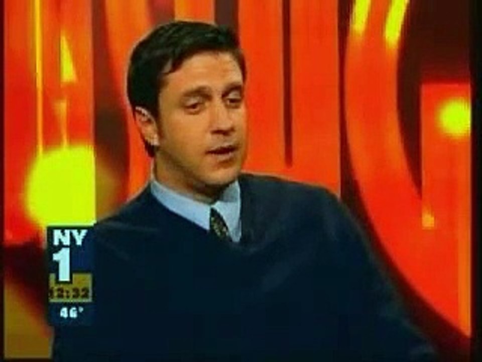 Raúl Esparza interview on NY1 (Company)