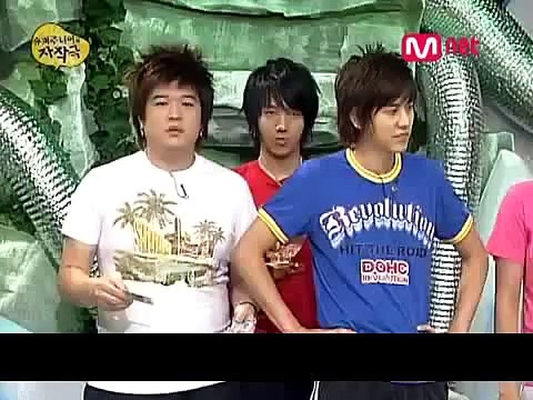 Drużyna Prince, Shindong, Kyuhyun, Ryeowook, Sungmin i Yesung-Card kissing game!! sub [PL]