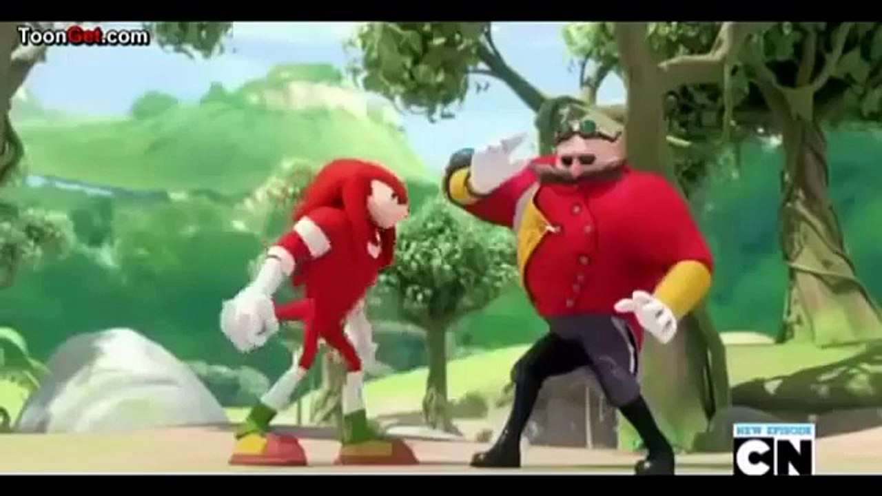 Powered up Knuckles! - Sonic boom [TV] clip!