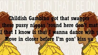 Childish Gambino - Do Ya Like lyrics