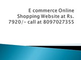 E commerce Online Shopping Website