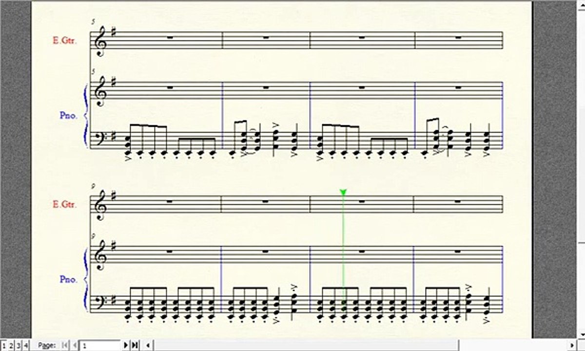 Wrestling Piano Theme Sheet Music - "Ultimate Warrior" WWE Theme