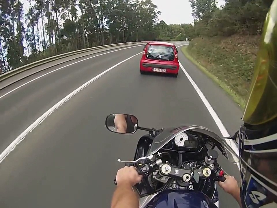 Riding my GSXR 600 K3 (GoPro)