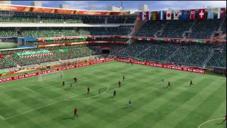 2010 FIFA World Cup (PS3) Online gameplay: St. Kitts vs. Mexico (Part Two)