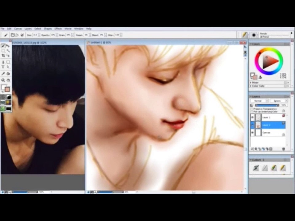 EXO LAY/YIXING(레이/이씽) SPEED PAINTING