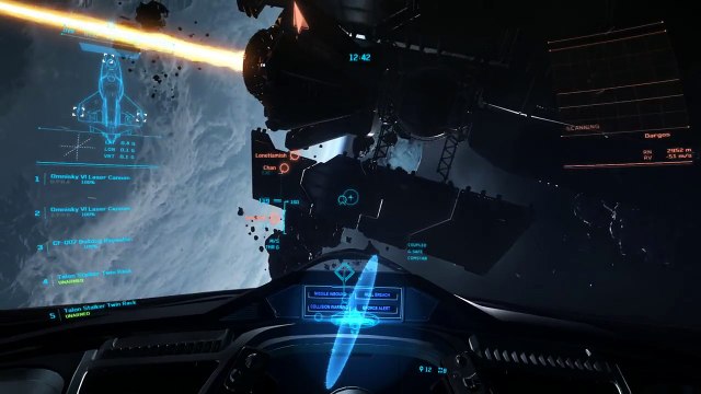 Star Citizen Dogfighting gameplay