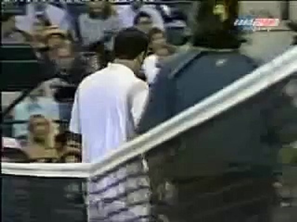 Pete Sampras great shots selection against Justin Gimelstob (US Open 2000 2R)