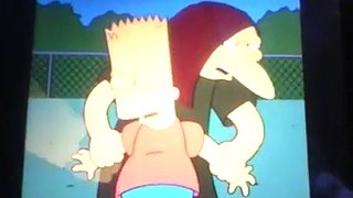 Bart Simpson Stomach Punched