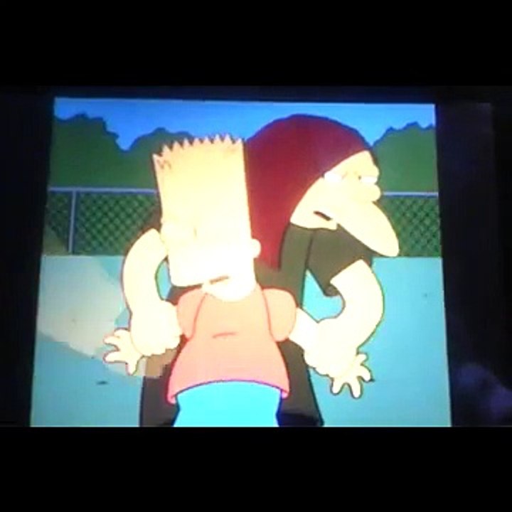 Bart Simpson Stomach Punched