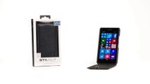 StilGut® Book Type, Leather Case for Microsoft Lumia 640 XL