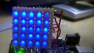 Arduino 5x5 Pixelmatrix mit Helligkeitssteuerung
