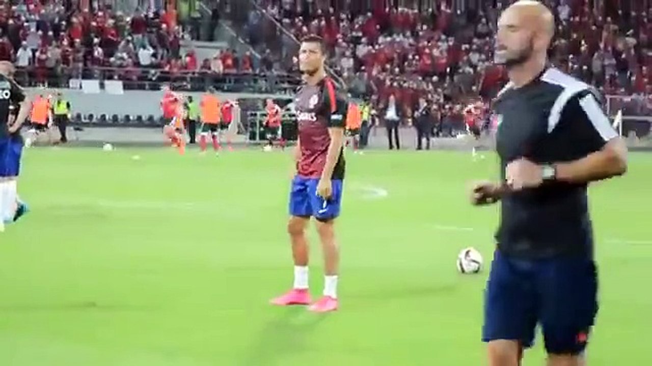 Cristiano Ronaldo response to Albanians screaming 'messi messi'