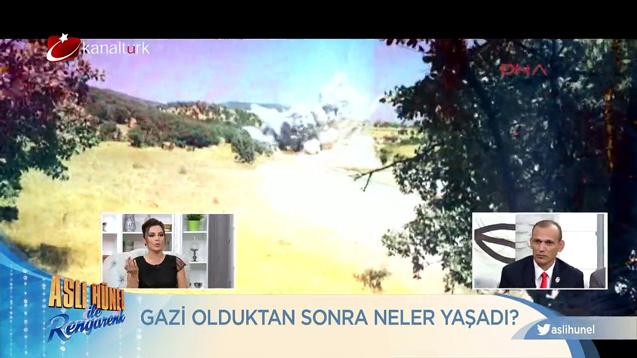 Kahraman gazilerimiz "Aslı Hünel İle Rengarenk" programına konuk oldu!