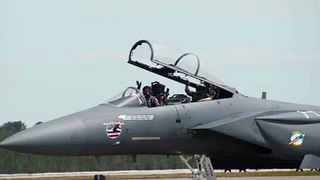 F-15 Strike Eagle Demo Team @  Cecil Field AirShow 2009