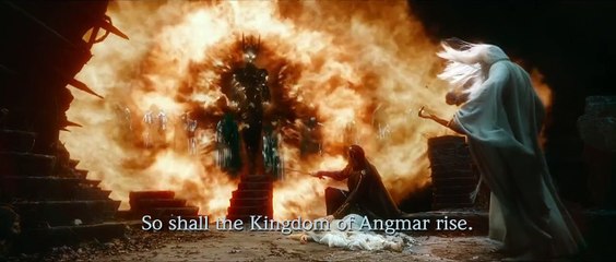 The Hobbit: The Battle of the Five Armies - Lady Galadriel vs Sauron [HD]