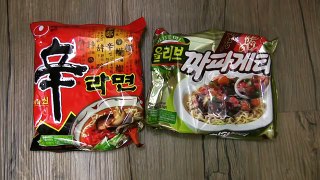Funny Korean Instant Dormitory food