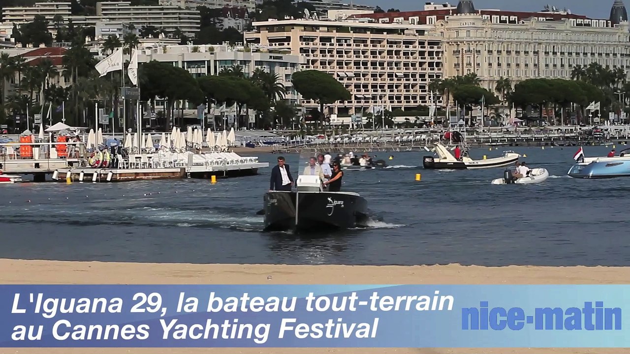 L'Iguana 29, le bateau tout-terrain exposé au Yachting Festival de Cannes