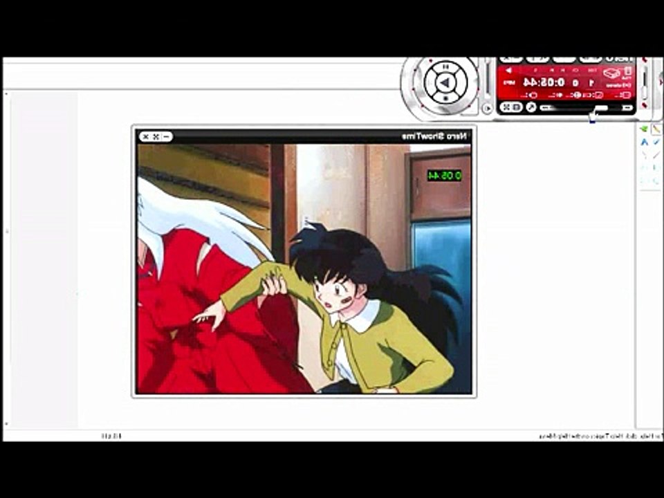 como dibujar en paint a kagome y inuyasha