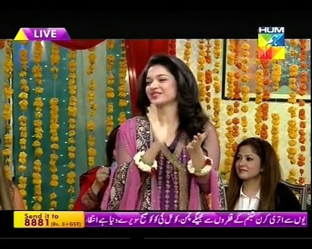 Jago Pakistan Jago With Sanam Jung on Hum Tv Part 4 - 10th September 2015