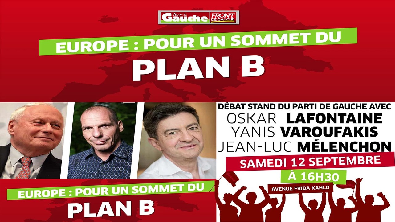 Live Débat : Pour un Sommet du Plan B en Europe
