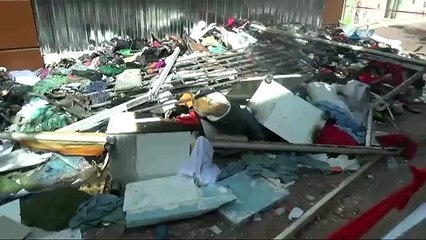 Kırşehir’de yakılan iş yerinde anlamlı pankart