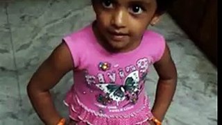 3 Year old Andrea Manoj sings Thudakkam Mangalyam!(too cute!)
